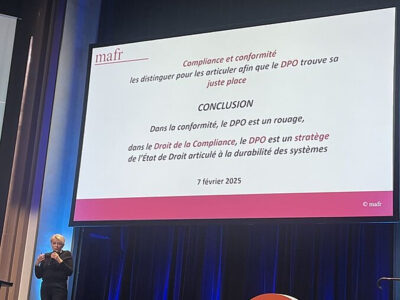 Marie-Anne Frison-Roche, 19e Université AFCDP des DPO, 7 février 2025