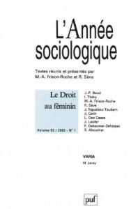 Couverture – Le Droit au féminin